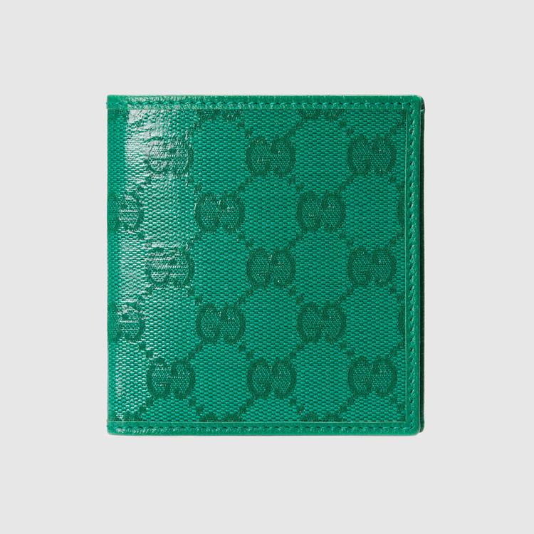 760320.FACHH.3727.001.080.0000.Light GG Crystal bi fold wallet
